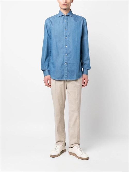 Cotton denim shirt BRUNELLO CUCINELLI | MR6830627C001